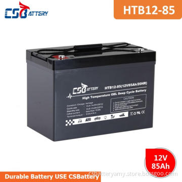 CSBattery 12V85Ah rechargeable GEL Battery for emergency-lighting/Marine/Machine/Sump&Sewage-Pumps